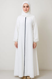 Modest Front Zipline Abaya