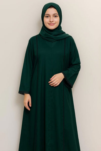 Modern Teal Green Abaya